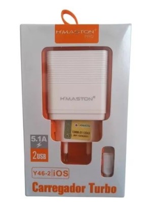 CARREGADOR H'MASTON 5.1A Y46-2 IOS