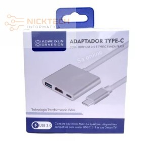 ADAPTADOR TIPO C PARA HDMI USB 3.0 AOWEIXUM