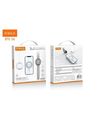 CARREGADOR 3 EM 1 MAGNETICO AGOLD BTE-56 (R#)