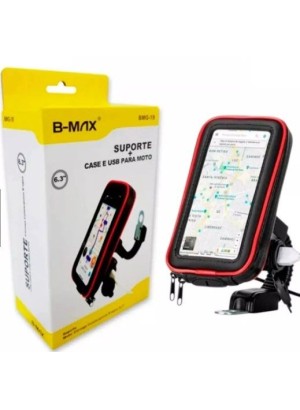 SUPORTE CASE E USB PARA MOTO B-MAX BMG-19 (R#)