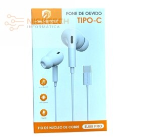 FONE DE OUVIDO TIPO C H'MASTON EJ89 PRO (R#)