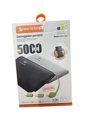 CARREGADOR PORTATIL 5000MAH WUP-952 PEINING 3.1A (R#)