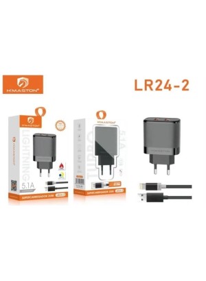 CARREGADOR IOS 2USB 5.1A LR24-2 (R#)