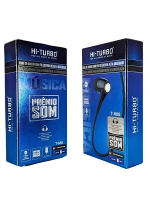 FONE DE OUVIDO COM FIO T-688 (R#)