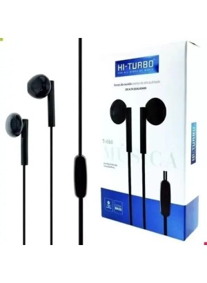  FONE DE OUVIDO COM FIO T-666 (R#)