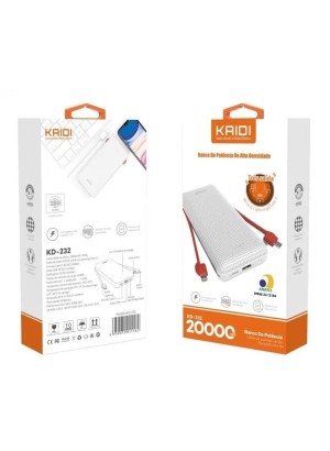 POWER BANK 20000MAH KD-232 (R#)