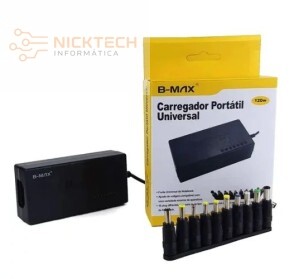 FONTE NOTEBOOK UNIVERSAL 120W B-MAX AB019 (R#)