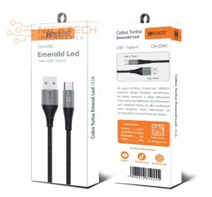 CABO EMERALD 3.1ATIPO C HREBOS CB-208C (R#)