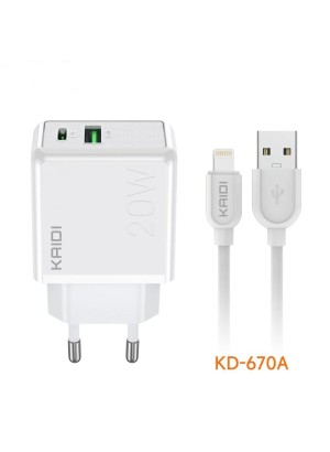 CARREGADOR IOS 20W KD-670A (R#)