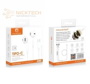 FONE DE OUVIDO TIPO C EAR-02 H'MASTON (R#)