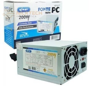 FONTE PC 200W KNUP KP-517 (R#)