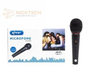 MICROFONE DINAMICO COM CONECTOR P10 KP M0001