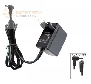 FONTE PARA NOTEBOOK POSITIVO 15W 5V 3A PLUG 3.0 X 1.1