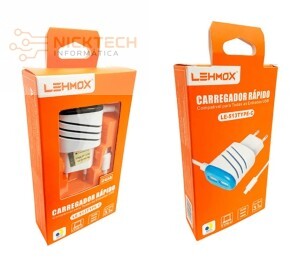 CARREGADOR TIPO C  LEHMOX LE-513